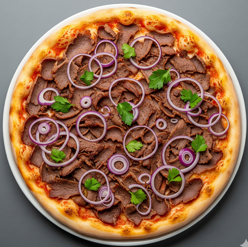 Doner Kebab Pizza 