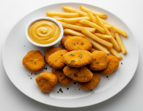 10 Pcs Chicken Nuggets & Chips 