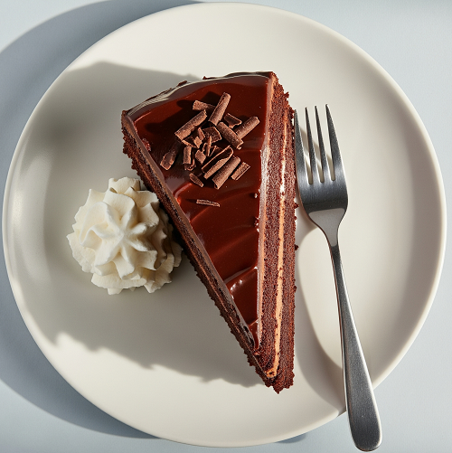 Slice Of Chocolate Cake 